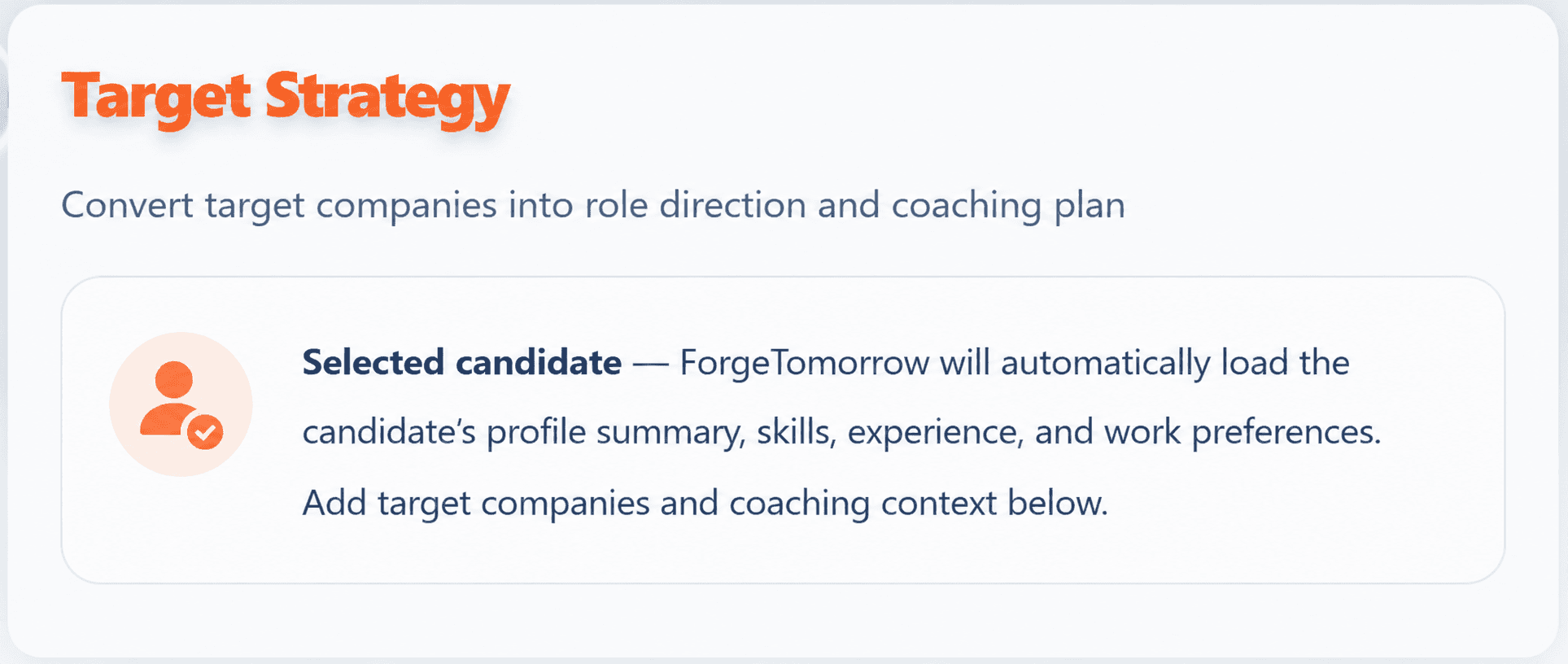 Target Strategy